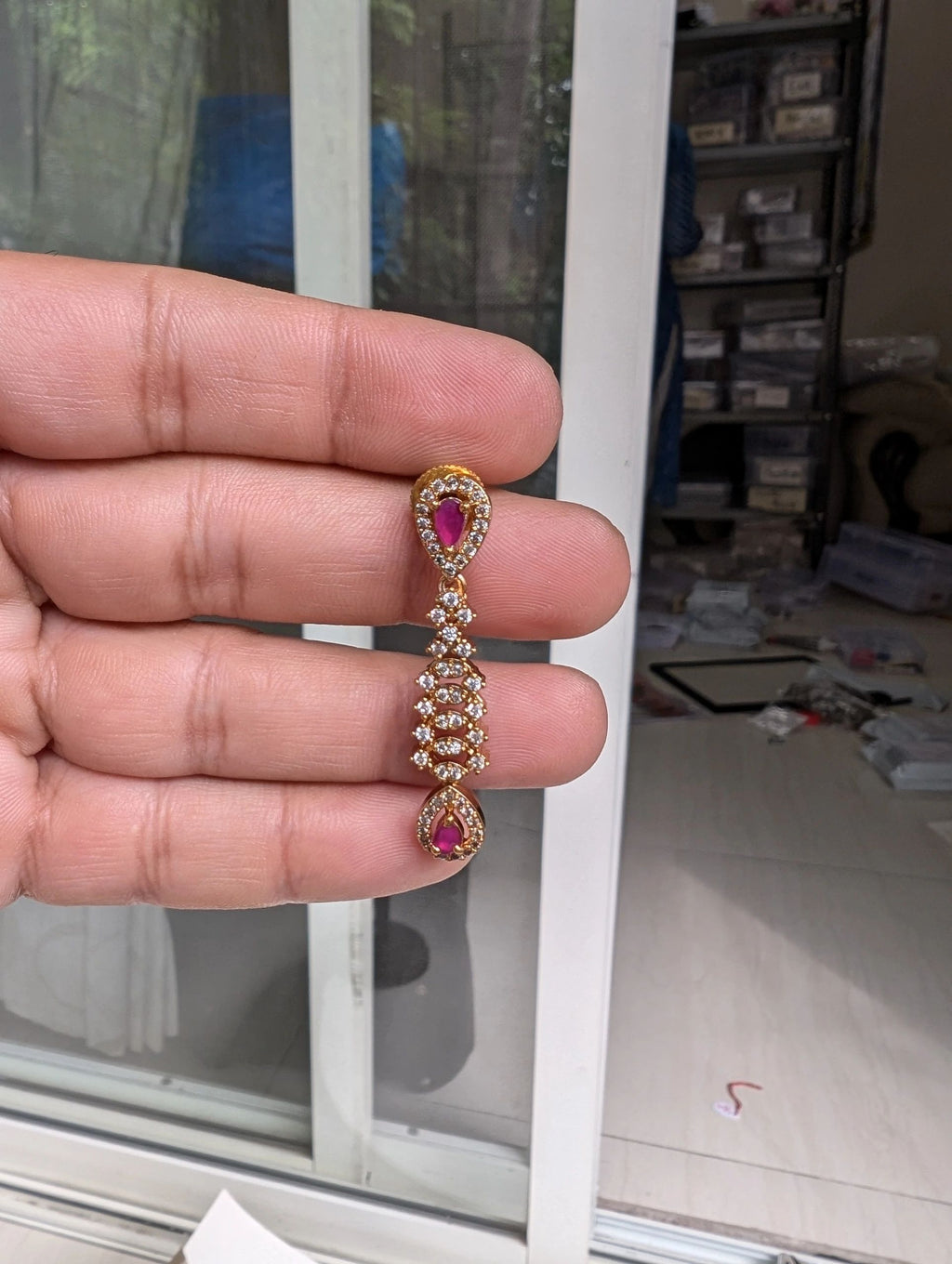 AD stone necklace