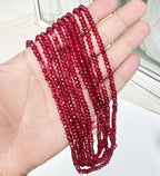 Red bati stone mala