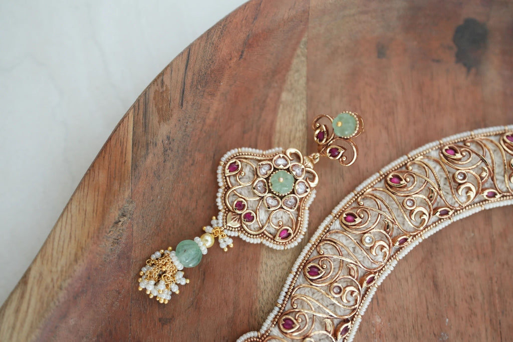 Premium Necklace set White