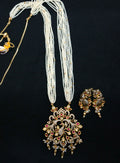 AD peacock Necklace with earrings