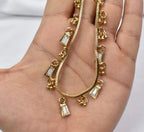 Trendy necklace set with ghungroo