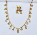 Trendy necklace set with ghungroo