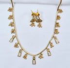 Trendy necklace set with ghungroo