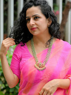 3 layered Jadau necklace set