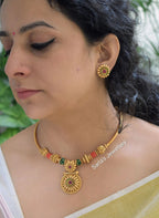 Hasli with Coral Necklace set
