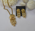 Elephant (g) necklace with earrings length 22â€