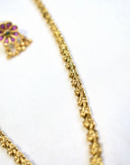 Side Pendant Floral 1 necklace set (18-20')