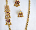 Side Pendant Floral 1 necklace set (18-20')