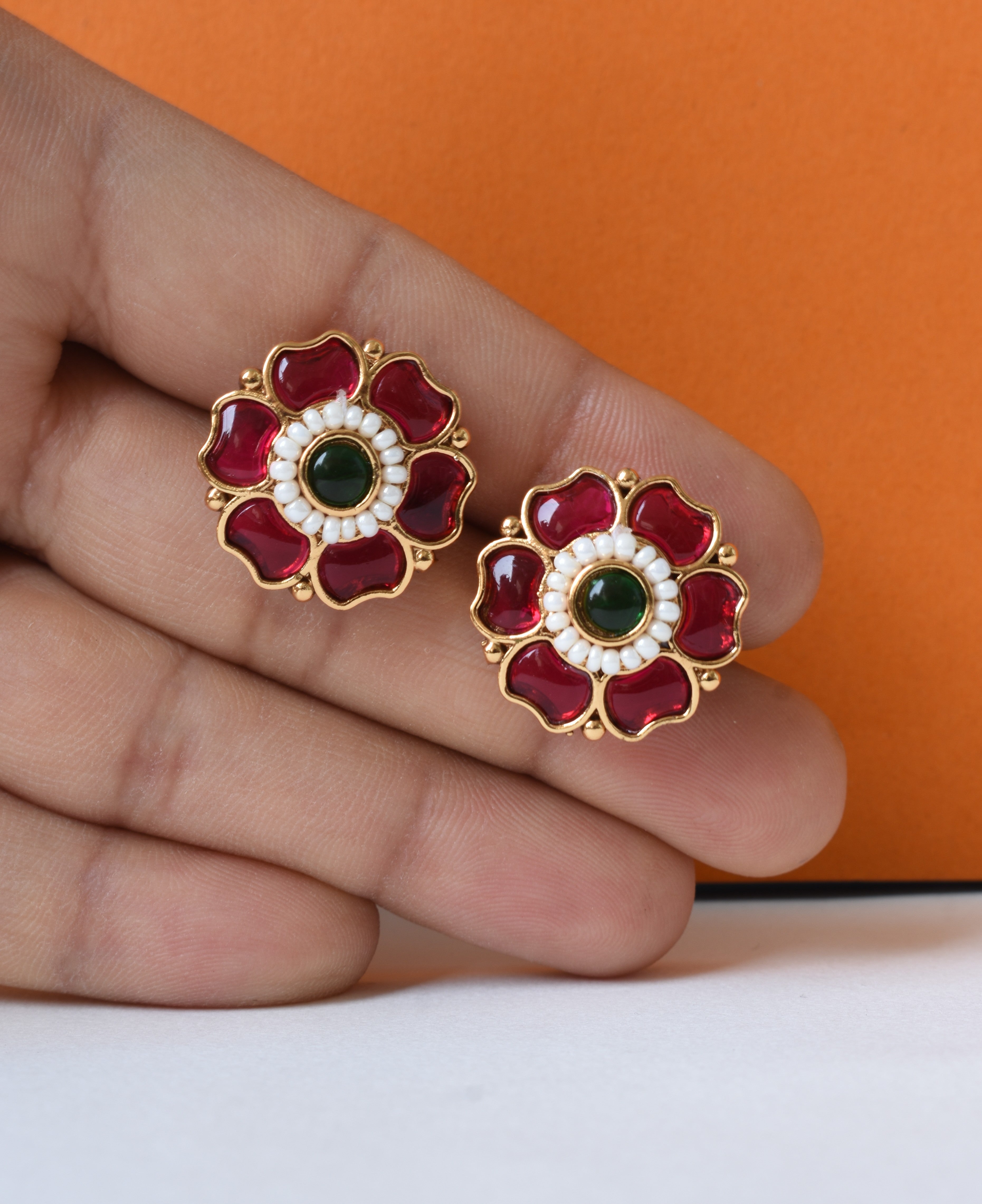 Floral Stud Earrings