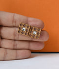 Jaali Polki Stud Earrings