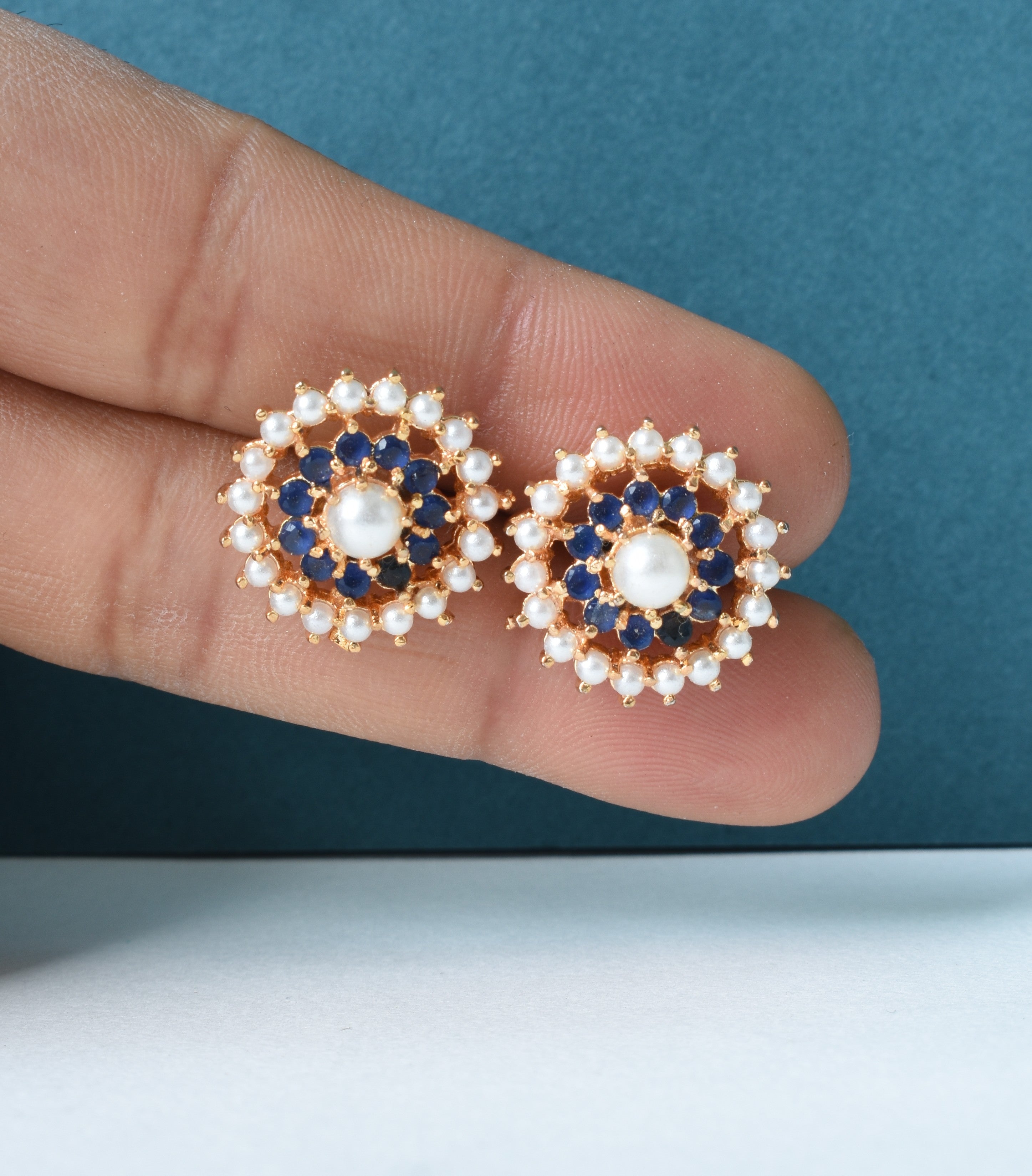 Neelika Pearl Stud Earrings
