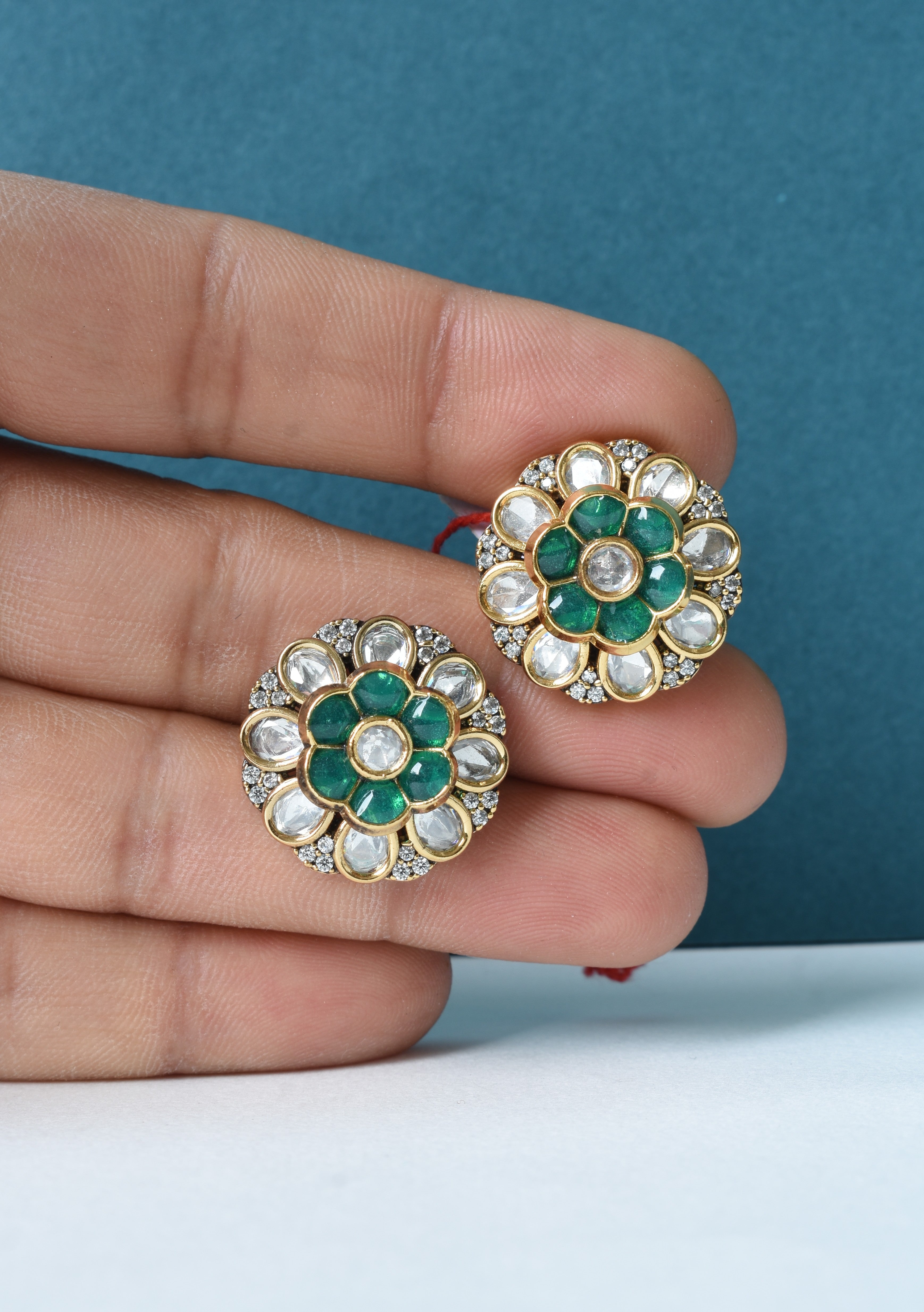 Meher Gul Floral Stud Earrings