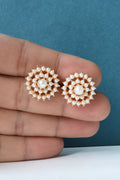 Mrinalini Pearl Stud Earrings