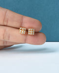 Aureva Crystal Stud Earrings