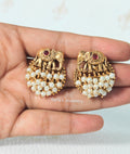 Elephant pearl earrings