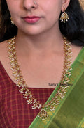 Kemp stone long necklace with earrings