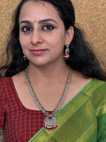 Long Kundan AD necklace ruby