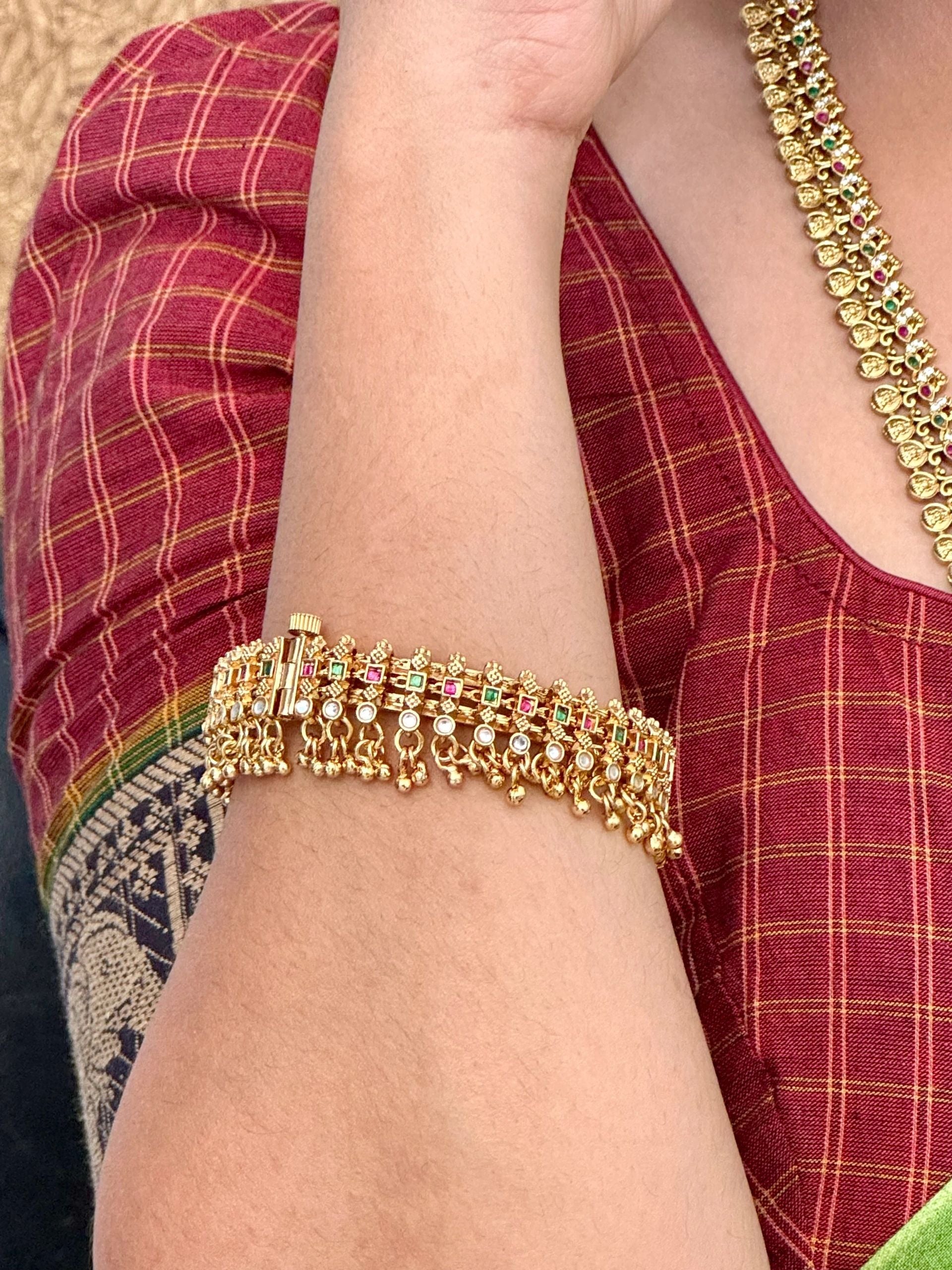 Laxmi long necklace with jhumka