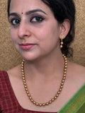 Gold plated Mala with earrings