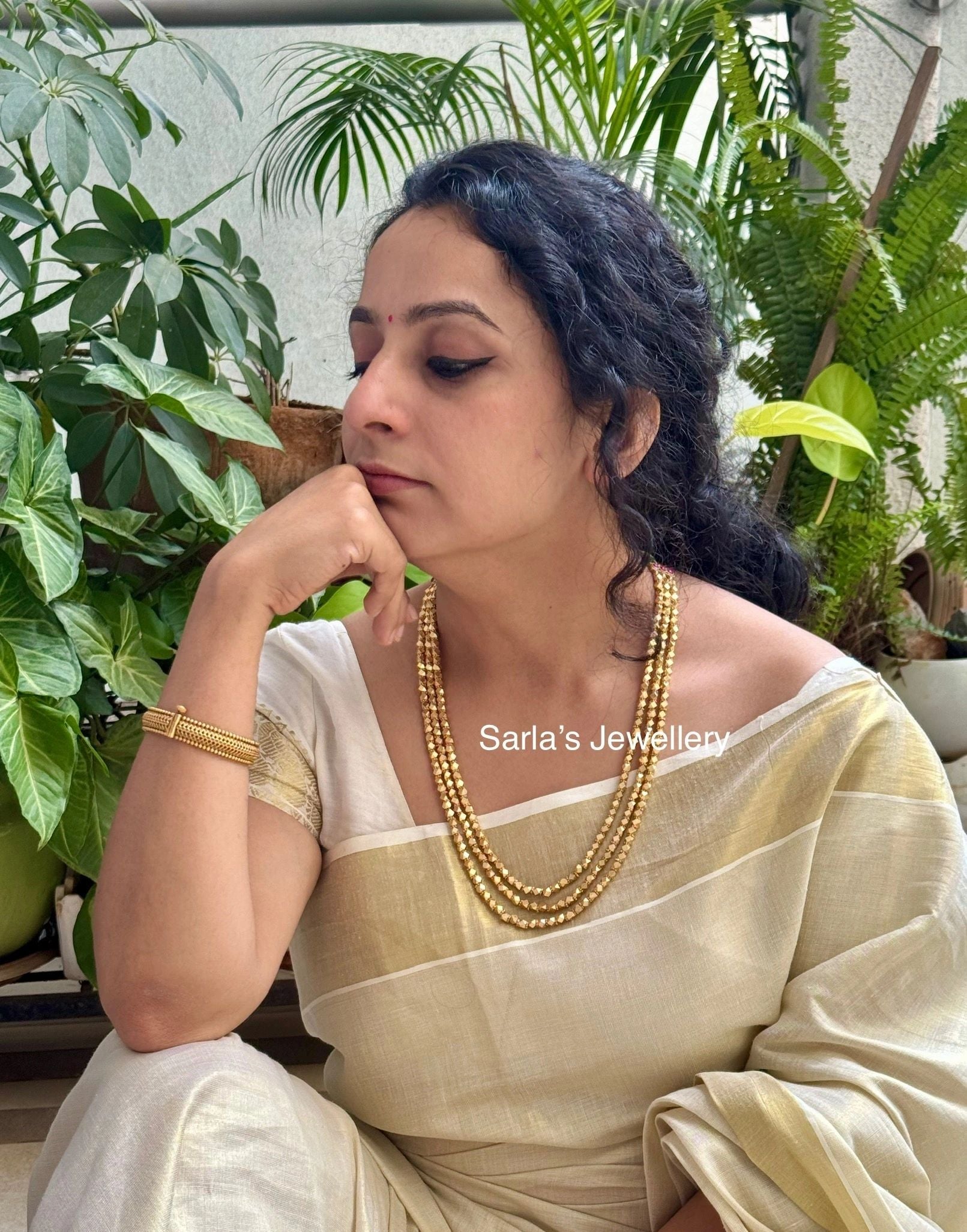 Ashtapailu Mala 3 layers (without earrings)