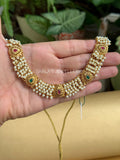 Pearl necklace with earrings