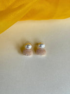 Trendy Western Earrings Pearl