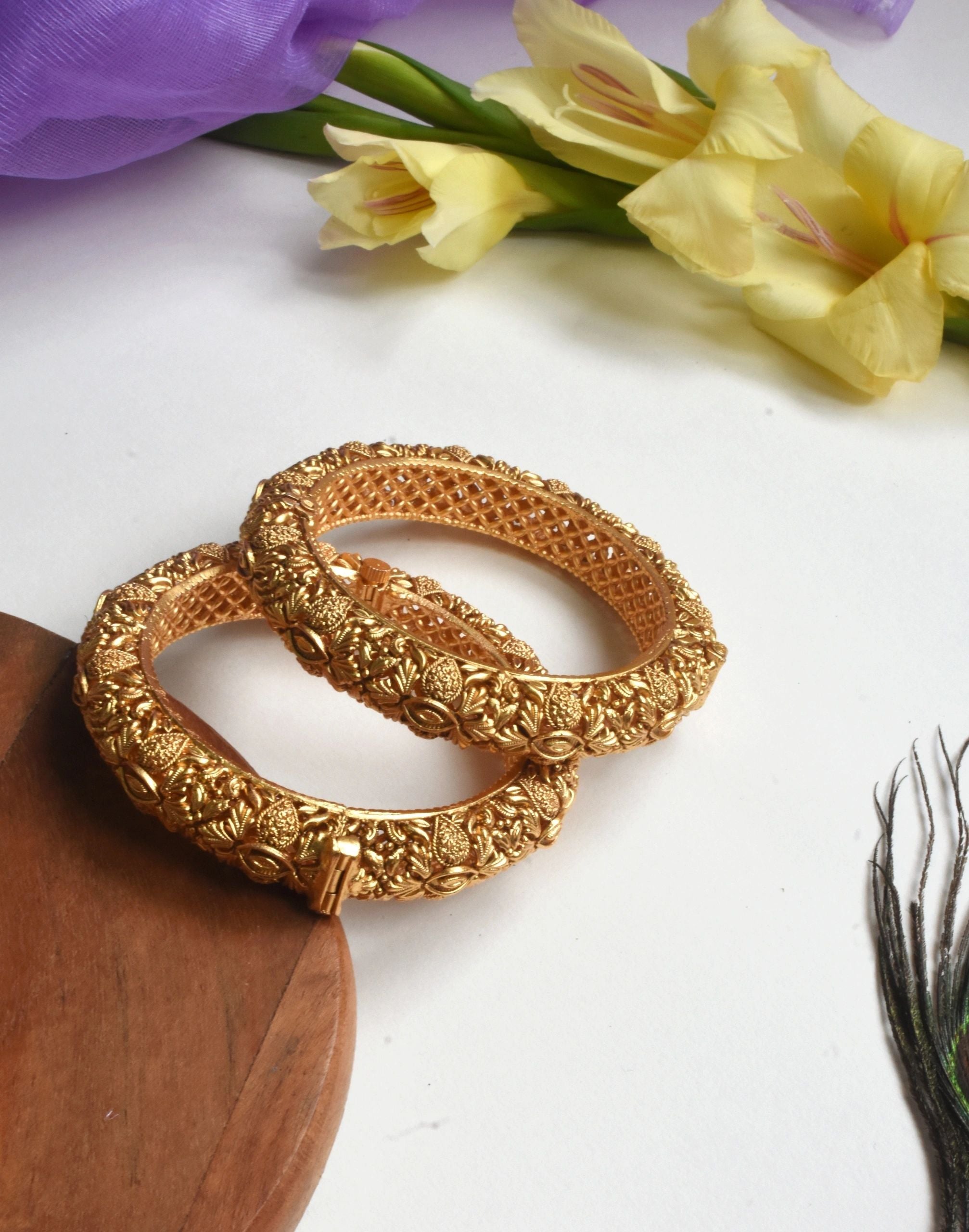 Patola Bangles Openable