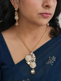 Mop Kundan Necklace set