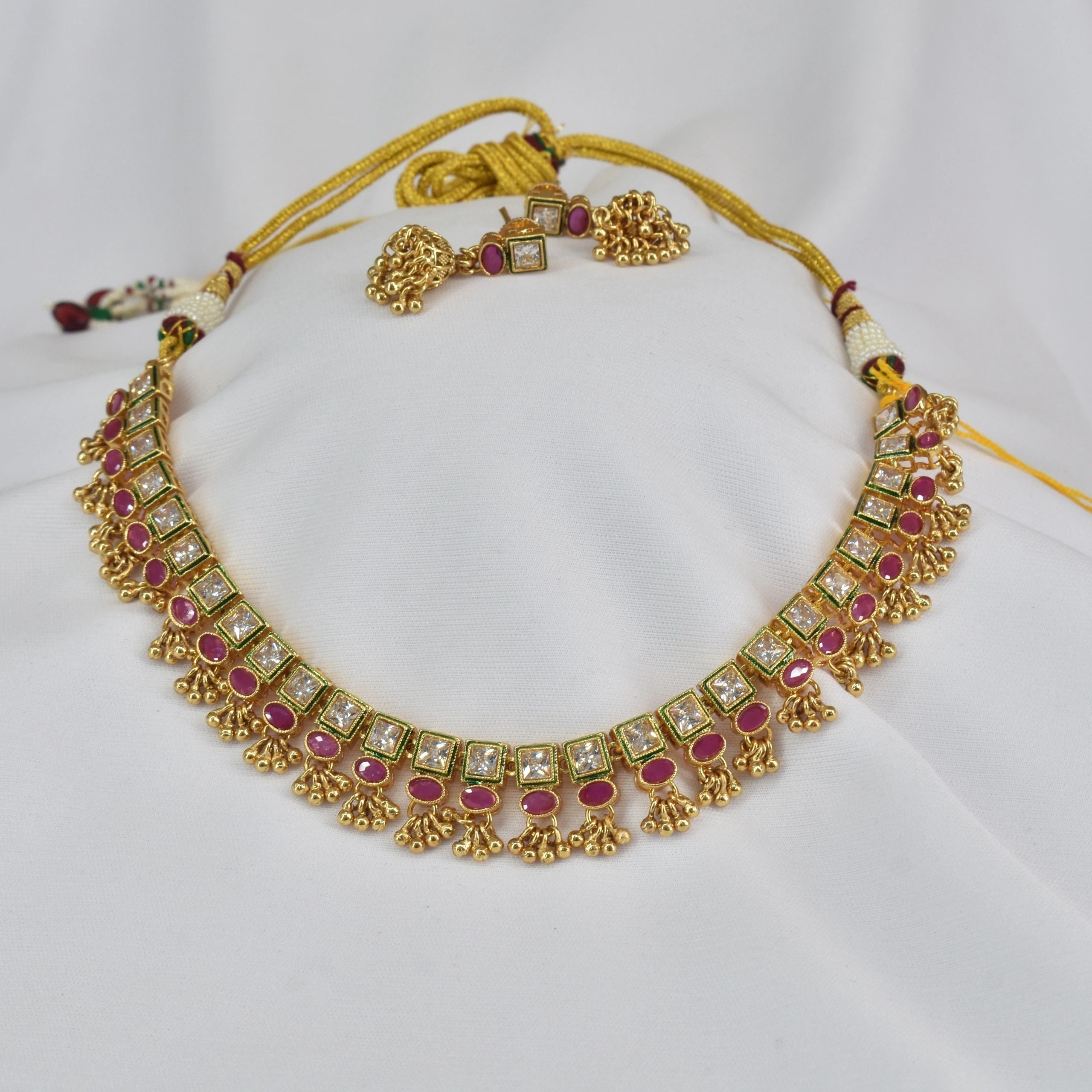 Shahi Necklace ruby