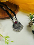 Long oxidised Mangalsutra 2