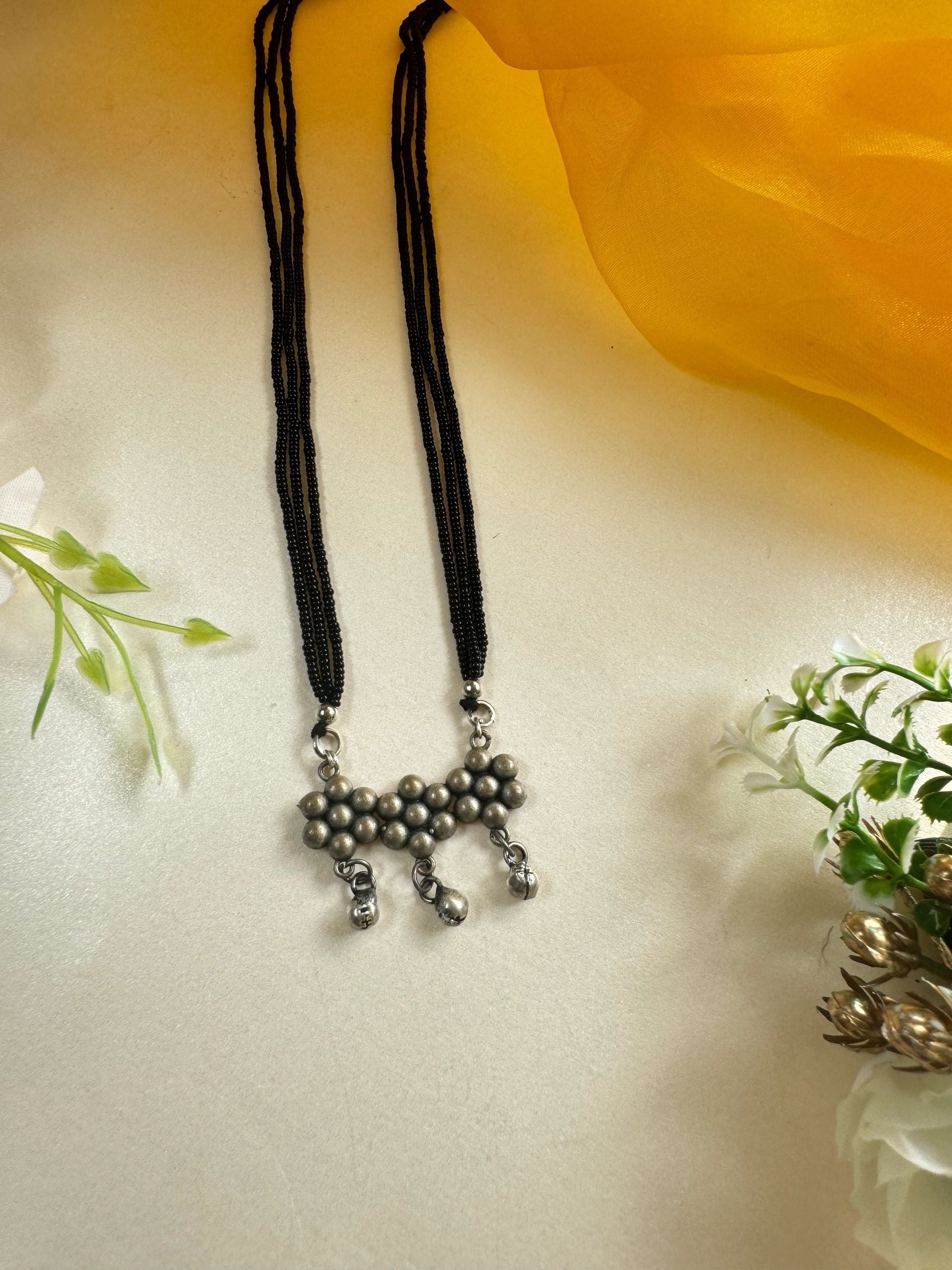 Oxidised Mangalsutra