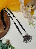 Long oxidised Mangalsutra 02