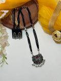 Long oxidised Mangalsutra 03