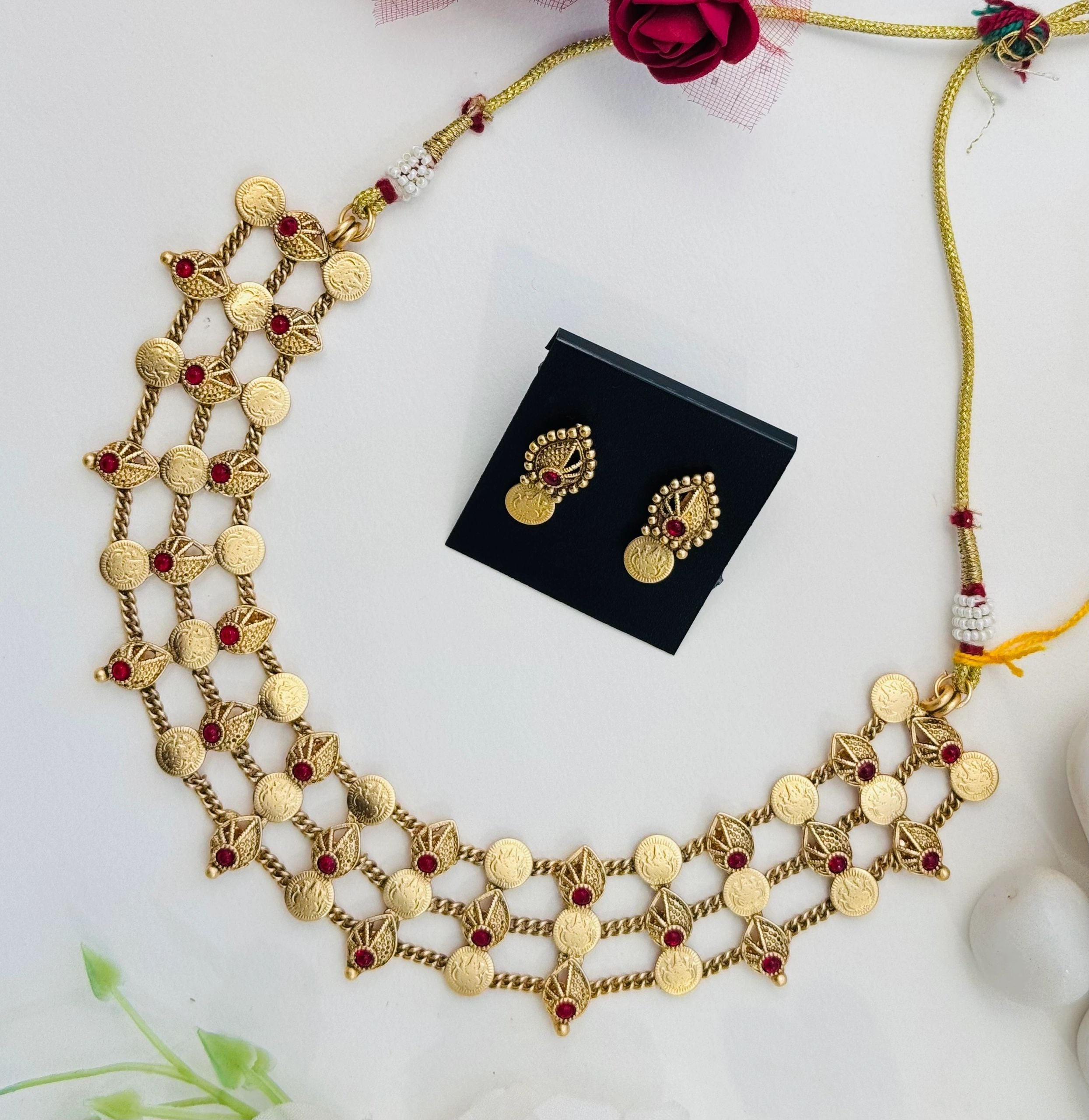 Layered Necklace with tops
