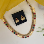 Coin Necklace set multi color