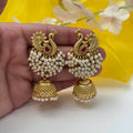 Peacock Ruby Jhumka