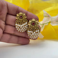 Ruby Pearl earrings