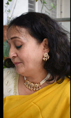 Modern Tanmani Choker/Short Necklace