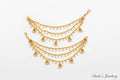 Ear Chain 3 layer with tiny jhumkis