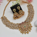 Varnika 2.1 Pearl Necklace set with earrings