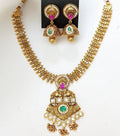 Kundan Necklace with Jhumka