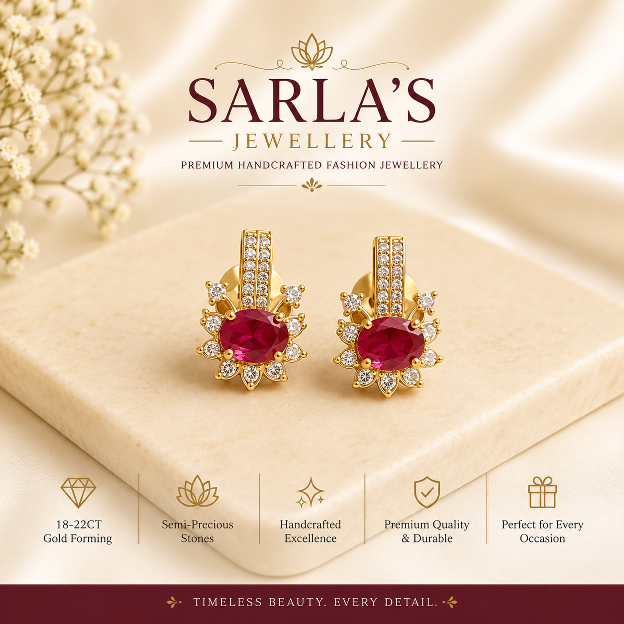 New AD earrings
