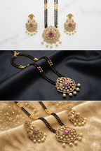 American Diamond mangalsutra set