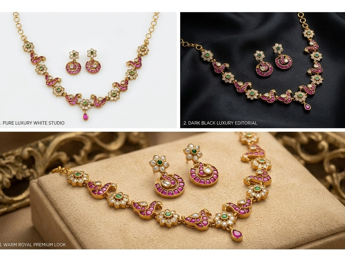 Swan Designer necklace set
