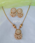 Sitara pearl bunch necklace set