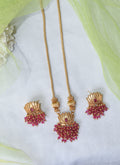 Lotus Ruby Necklace set
