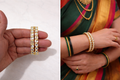 Shwet Kundan Bangles