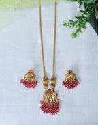 Gajraj Ruby Necklace set