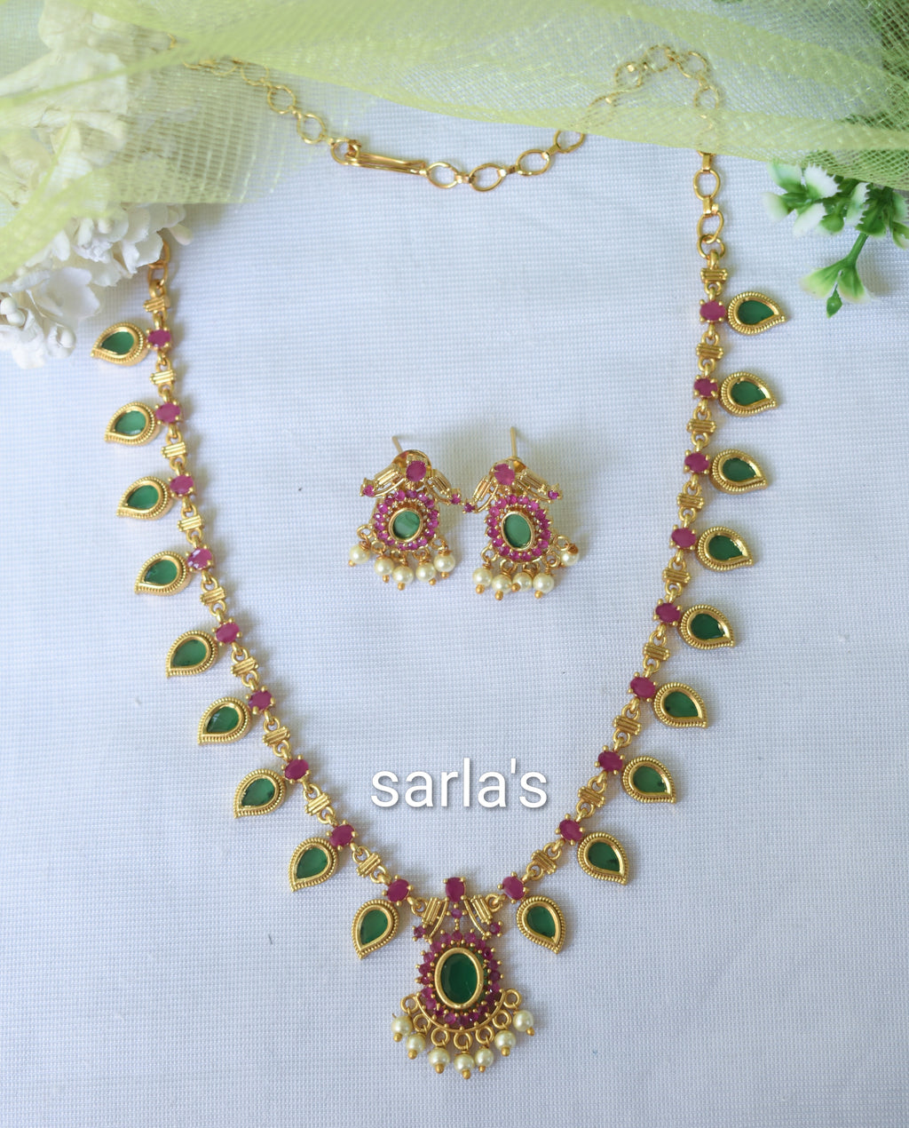 Meermanka necklace set