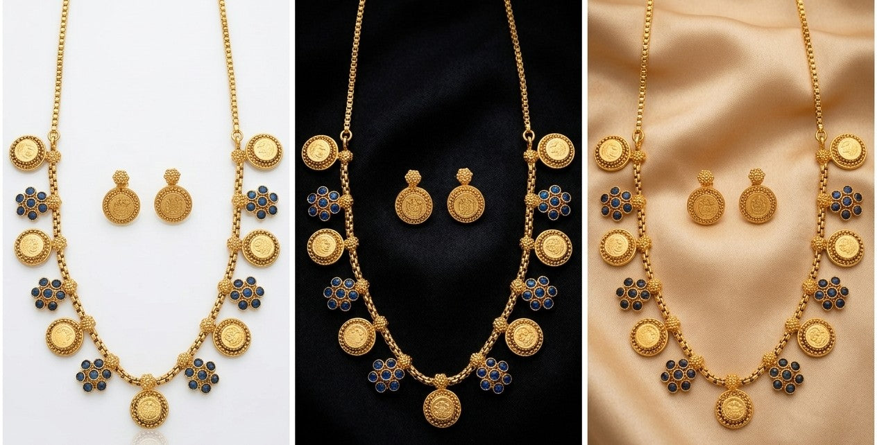 Putali necklace Saffire (short)